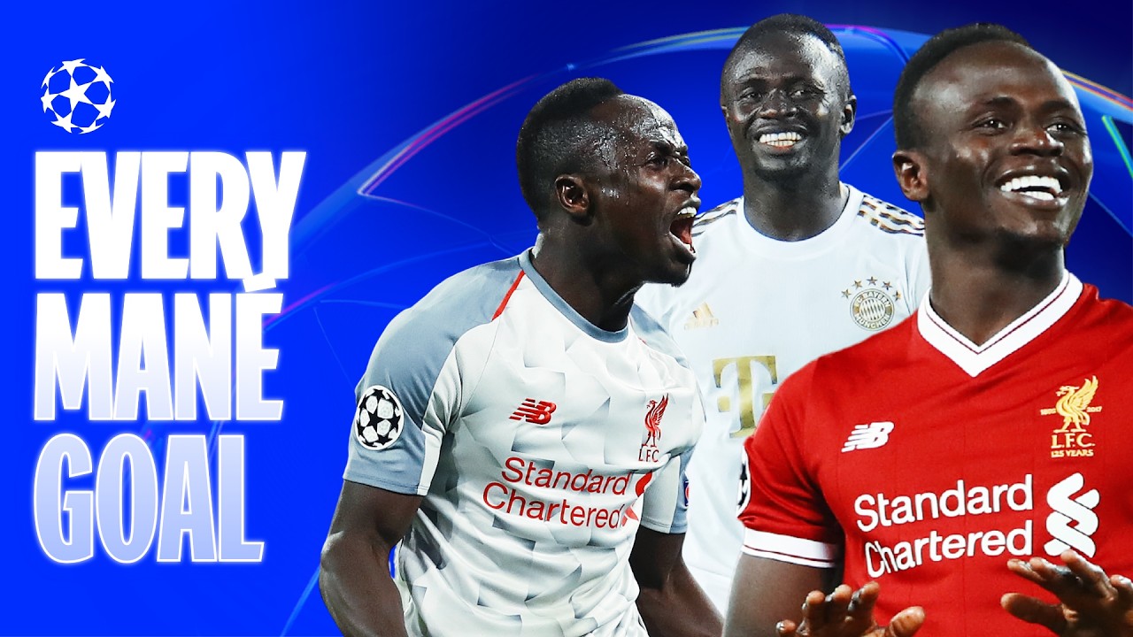 EVERY Sadio Mané Champions League Goal