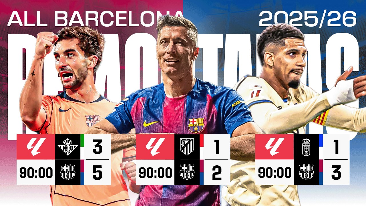 ¡TODAS las REMONTADAS del FC BARCELONA en LALIGA 2025/26! 🔵🔴