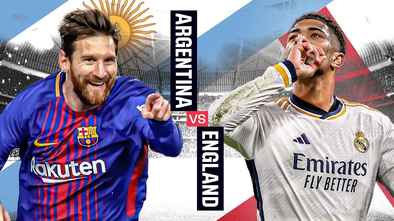 ARGENTINA vs INGLATERRA: LOS MEJORES GOLES de LALIGA 🇦🇷🔥🏴