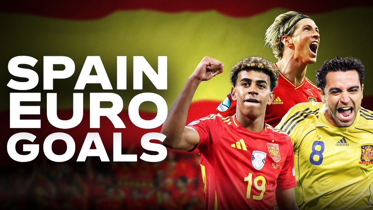 Every Spain Goal from Euro 2008, 2012 & 2024! 🇪🇸