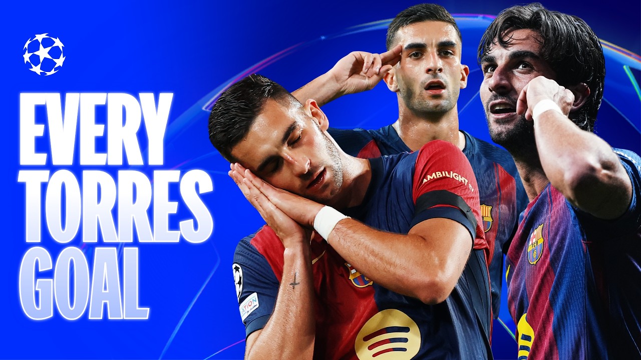 EVERY Ferran Torres Champions League Goal! 🇪🇸